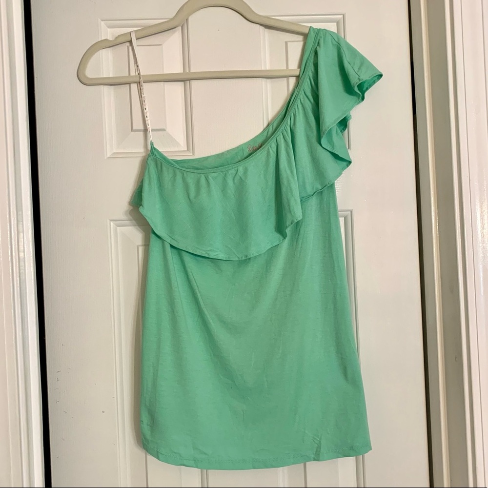 Lilly Pulitzer One Shoulder Top - M